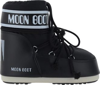 Moon Boot Womens Ankle Boots Icon Low Black Upper Nylon