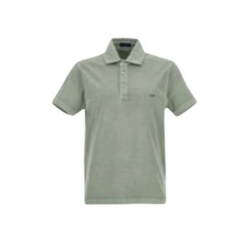 Fay Polo Shirts, male, Green, Size: XL Polo Shirt