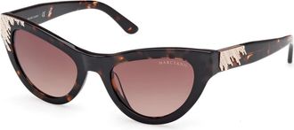Guess Stijlvolle zonnebril met kleurcode - Dames - Zonnebrillen - Zwart - 53 MM - Accessoires