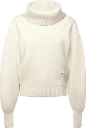 Jacquemus Pallone Knit - Dames - Coltruien - Beige - S - Kasjmier - Truien & Vesten