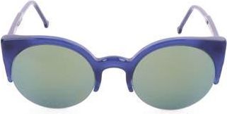 Retro Superfuture 50mm Cat Eye Sunglasses in Blue at Nordstrom Rack