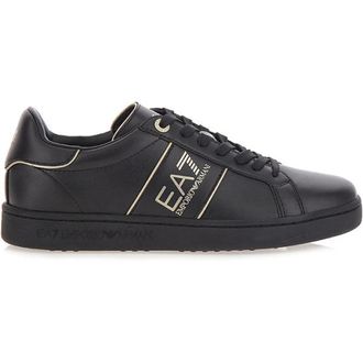 Emporio Armani Classic Sneakers - Heren - Sneakers - Zwart - 46 EU - Leer - Schoenen