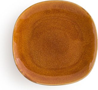 La Redoute Interieurs Set van 6 platte borden in reactief geglazuurd aardewerk, Marx