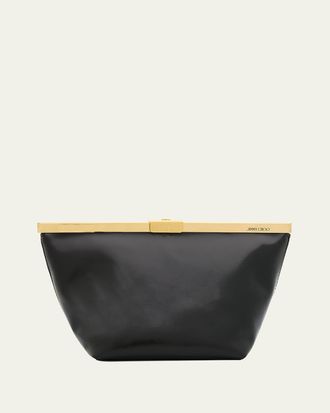 Jimmy Choo London Ganache Leather Shoulder Bag