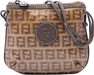 Fendi Pre-owned Fendi Zucchino Crystal Crossbody Ladies UXCQ7PU9KPE0QC4K