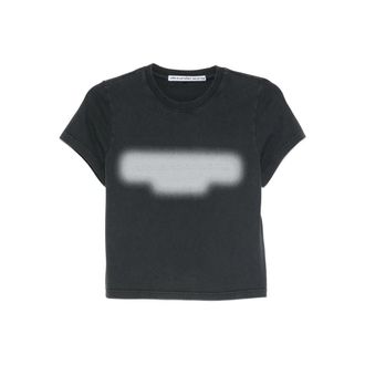 Alexander Wang Embossed Graphic-print T-shirt
