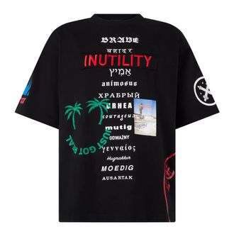Diesel T-Shirts, male, Black, Size: L Modern colorful T-shirt, comfort and casual style