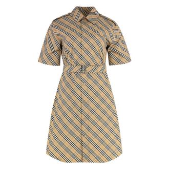Burberry Dames, Jurken, Beige, Maat: 2XS