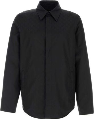 Gucci Black Logo Faille Jackets