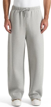 Mani&egrave;re De Voir Unisex Signature Wide Leg Sweatpants in Marl Grey at Nordstrom, Size Xx-Small