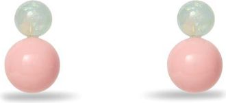 Lele Sadoughi Oasis Double Drop Earrings in Blush Opal at Nordstrom