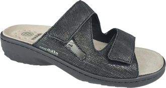 Mephisto Slippers - Dames - Sandalen - Zwart - 36 EU - Schoenen
