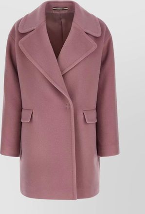 Tagliatore virgin wool mohair single breasted coat