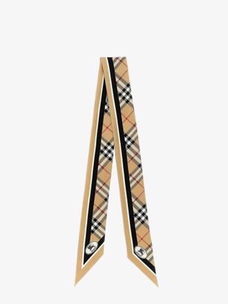 Burberry Bandeau in seta Medium Check - BURBERRY - gender_Woman