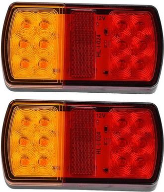 OEM Adecuado Para Feu Stop Arri&egrave;re De Remorque 12v, 2 Piezas, L&aacute;mpara Led, Indicador 12 Led, Barco Sumergible