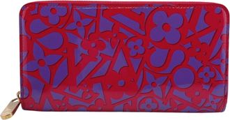 Louis Vuitton Monogram Vernis Red Color Monogram Vernis Long Wallet (Bi-Fold) (Pre-Owned)