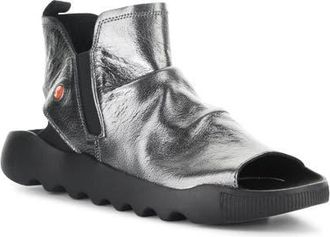 Softinos Wish Platform Wedge Sandal in Graphite at Nordstrom, Size 10-10.5Us