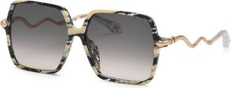 Roberto Cavalli SRC132 0AHH Mens Sunglasses White Size 59