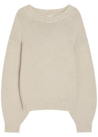 Khaite Gemma Cashmere Jumper - Light Grey - S (UK8-10 / S)