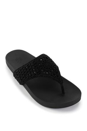 The Sak Everly Sandal in Black Medallion at Nordstrom, Size 10
