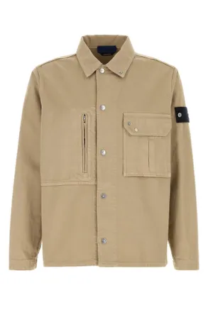 Stone Island Beige Denim Jacket