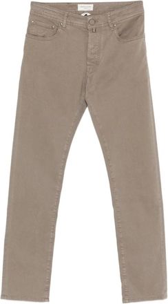 Jacob Cohen Straight Trousers, male, Gray, W33, Bobby Trousers