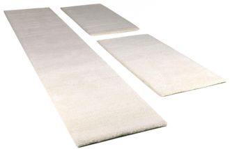 THEKO Bettumrandung »Maloronga Uni« Höhe 24 mm echter Berber Teppich, reine Wolle, handgeknüpft