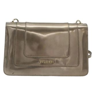 Bulgari Pre-owned Vintage Schoudertas - Dames - Pre-owned - Bruin - Maat: ONE Size Leer
