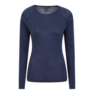 Mountain Warehouse Dames/Dames Merino II Thermo Top (Marine)