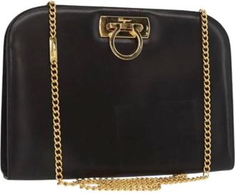 Ferragamo Pre-owned Cross Body Bags, female, Black, Size: ONE SIZE Pre-owned Hand Bag