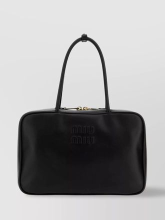 Miu Miu beau large leather shoulder bag