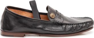 Versace Loafers - Dames - Loafers - Zwart - 38 1/2 EU - Schoenen