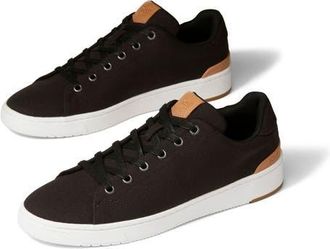 Toms Travel Lite Sneaker in Black Canvas at Nordstrom, Size 12