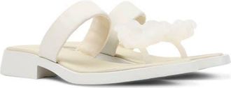Camper Dana Flip Flop in White Natural at Nordstrom, Size 38