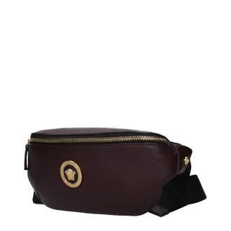 Versace Leather Belt Bag - Purple