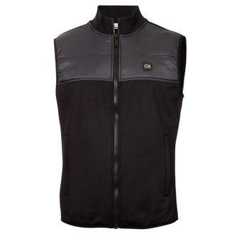 Calvin Klein Heren Performance Hybrid Golf Gilet (Zwart)