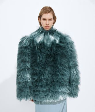 Bottega Veneta Fringed Embroidery Top - Green - Women - 38