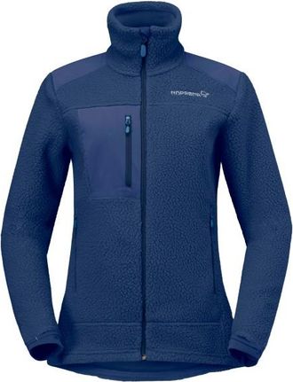Norrøna Trollveggen Warm3 Jacket Fleecejacke für Damen | blau