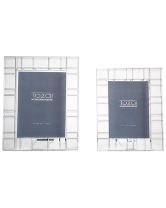 Tozai Home Crystal Vision Set Of 2 Photo Frames