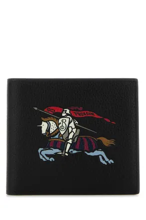 Burberry Black Leather Card Holder