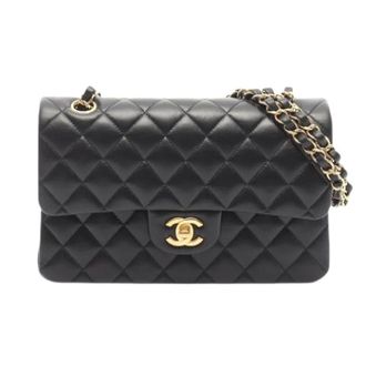 Chanel Pre-owned Vintage Schoudertas - Dames - Pre-owned - Zwart - Maat: ONE Size Leer
