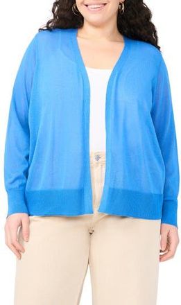 Vince Camuto Tissue Knit Cardigan in Cool Vista Blue at Nordstrom Rack, Size 2X