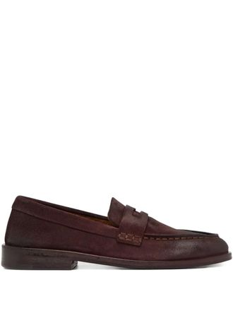 Mars&egrave;ll suede loafers - Red