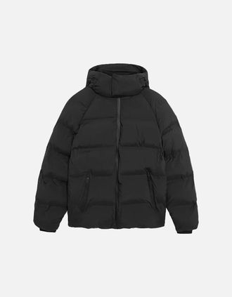 Lyle & Scott Mens Lyle & Scott Welded Puffer Jacket Jet Black - Size: 38/Regular
