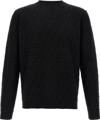 Fendi ALL OVER KNIT ROUND NECK LONG SLEEVES