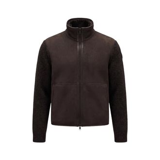 Moncler Cardigan Tricot - Jackets - Hombre - Marr&oacute;n - M
