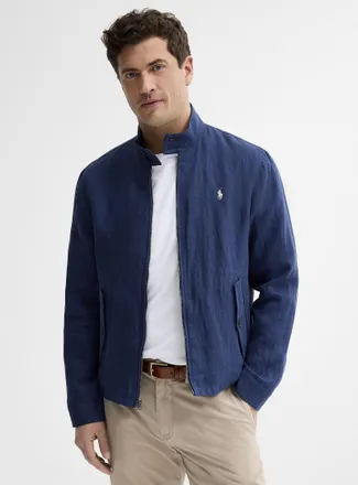 Polo Ralph Lauren Mens Harrington pure linen jacket