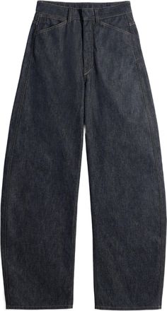 Christophe Lemaire hoog getailleerde gebogen broek