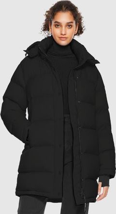 Orolay Puff-O Hip-Length Down Puffer Jacket in Black at Nordstrom, Size X-Small