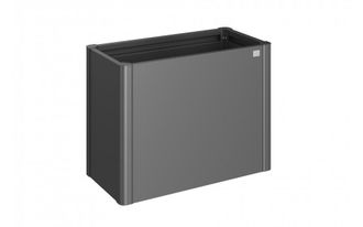 BIOHORT Jardinera Metalica Belvedere Mini 45 Cmts De Alto X 50 Cmts Color Gris Cuarzo Metalico